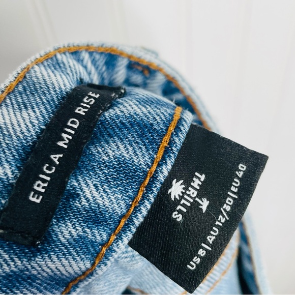 Thrills Erica Mid Rise Jean Cut Off Shorts - Picture 7 of 8